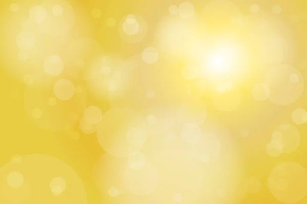 金黄色いボケ抽象的な背景 — ストックベクタ