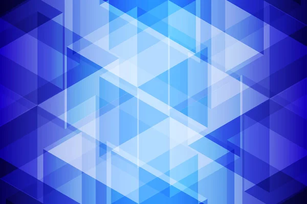 Blauwe geometrische licht en schaduw abstracte achtergrond — Stockvector