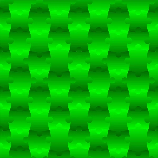 Головоломка Плитка Безшовний Візерунок Green_001 — стоковий вектор