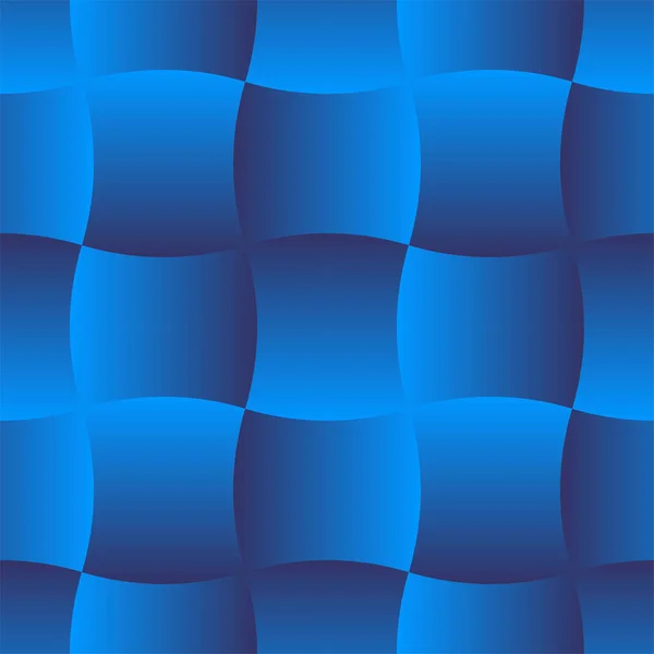 Крива Плитка Безшовний Візерунок Blue_001 — стоковий вектор