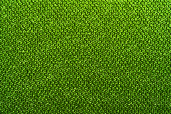 Zöld Szintetikus Szövet Textúra Háttér — Stock Fotó