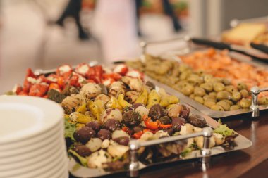 Lezzetli meze plakalı