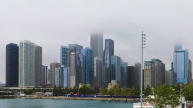 4 k Ultrahd Timelapse Donanma iskelesinden bir Chicago