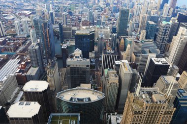 Chicago, Illinois havadan görünümü