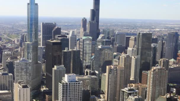 4k Ultrahd Timelapse het centrum van de stad Chicago — Stockvideo