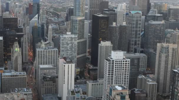 4K UltraHD Timelapse aéreo del centro de Chicago, Illinois — Vídeos de Stock