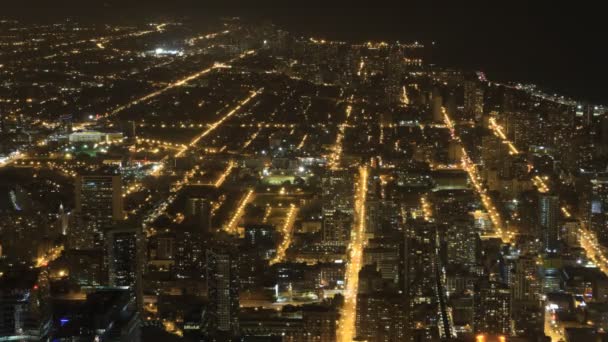 4 k Ultrahd Timelapse leteckého centra města Chicago, Illinois — Stock video