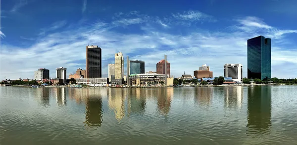Panorama dramático do horizonte de Toledo — Fotografia de Stock