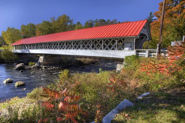 Ashuelot Covered Bridge in New Hampshire — Stock Photo, Image