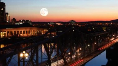 4 k Ultrahd Full Moon üzerinde Ottawa