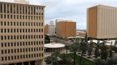 Phoenix, Arizona şehir merkezinin 4 k Ultrahd Timelapse manzara