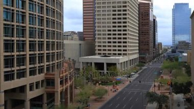 4k Ultrahd Timelapse Phoenix, Arizona city center aşağı bakıyor