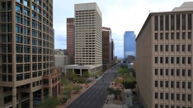4k Ultrahd Timelapse Phoenix city center aşağı bakıyor