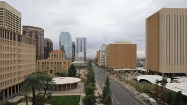 4k Ultrahd Timelapse Phoenix şehir aşağı bakıyor