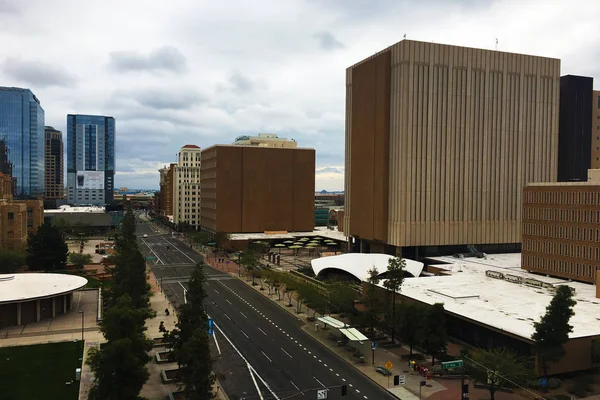 Pohled na centrum města Phoenix — Stock fotografie