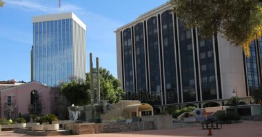 4k Ultrahd görünümü şehir merkezindeki Tucson, Arizona