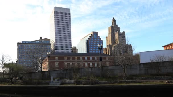 4K UltraHD Timelapse of Providence, Rhode Island centro da cidade — Vídeo de Stock