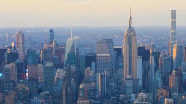 4 k Ultrahd gün gece timelapse lower Manhattan kısmının