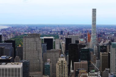 New York'taki Midtown Manhattan'ın geniş görüş