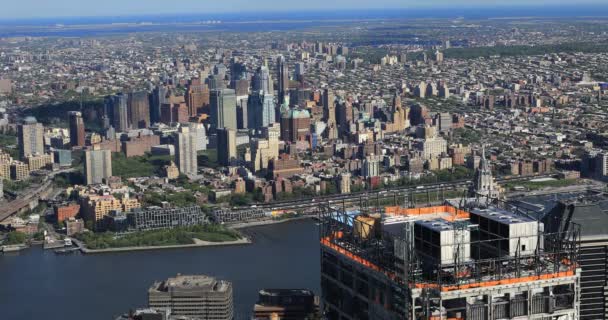 4K UltraHD Vista aérea para Brooklyn, Nova Iorque — Vídeo de Stock