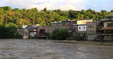 4k Ultrahd görünümü Paris, Kanada'da sel