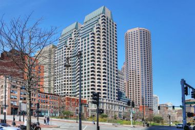 Boston şehir merkezinin görünümü