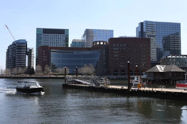 Vista do porto de Boston — Fotografia de Stock