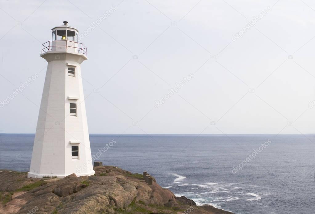 The lighthouse at Cape Spear in Newfoundland