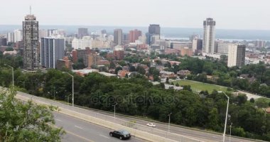 4 k Ultrahd Hamilton, Kanada manzarası önünde Otoban ile