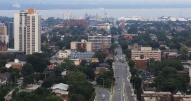 4 k Ultrahd Hamilton, Kanada hava manzara sokakların