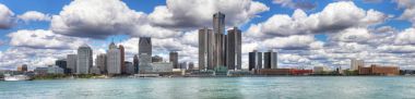 Detroit Skyline Panoraması