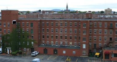 Manchester, New Hampshire sahne 4k görünümünü