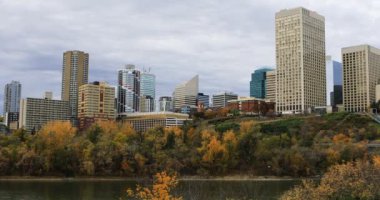 Edmonton Cityscape sonbaharda 4k