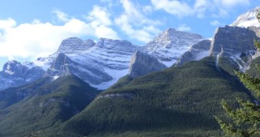 Banff National Park, Amerika Birleşik Devletleri 4k dağ görünümünde