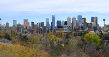 Görünümü Calgary, Alberta şehir merkezinin 4k