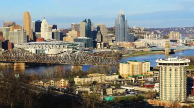 Cincinnati Skyline 4k Timelapse