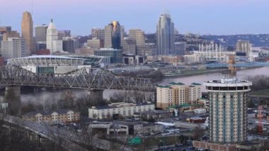 Timelapse gün-gece 4k, Cincinnati