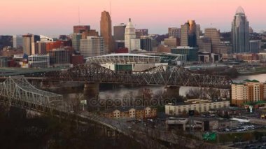 Cincinnati Timelapse günbatımı 4 k