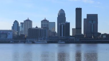 Louisville, Kentucky Ohio Nehri 4k Timelapse