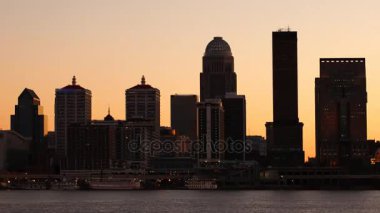 Timelapse Louisville, Kentucky günden itibaren gece 4k için