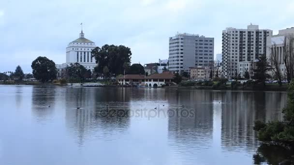 Timelapse Del Lago Merritt Oakland California — Video Stock