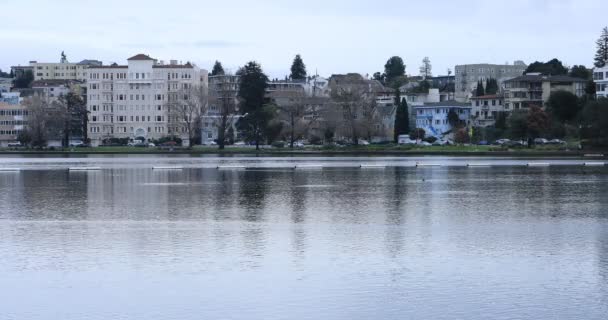 Pohled Oakland Lake Merritt — Stock video