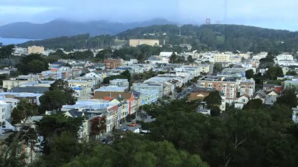 Антена Timelapse Сан Франциско Каліфорнія — стокове відео