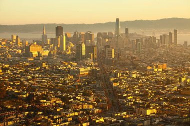 San Francisco görünümünü gündoğumu