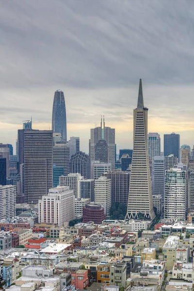 Vertical do centro da cidade de São Francisco — Fotografia de Stock