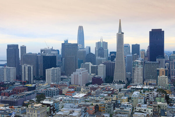 The San Francisco, California skyline
