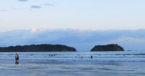 Escena Playa Costa Rica — Vídeos de Stock