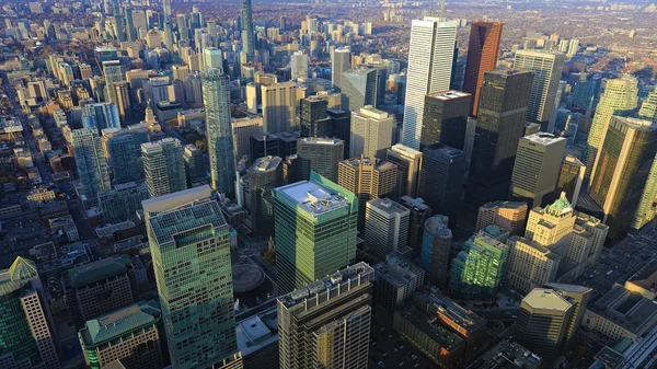 Vista aérea do centro de Toronto — Fotografia de Stock