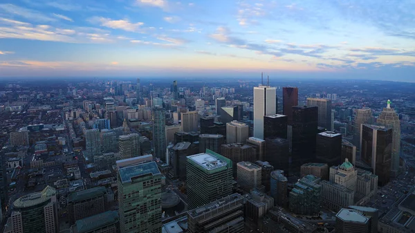 Vista aérea do centro de Toronto — Fotografia de Stock