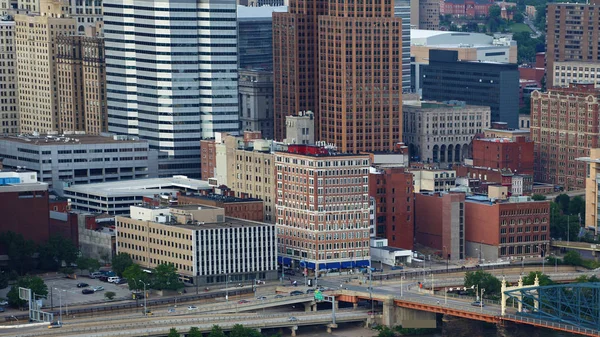 Pittsburgh Pennsylvania Centro Durante Giorno — Foto Stock